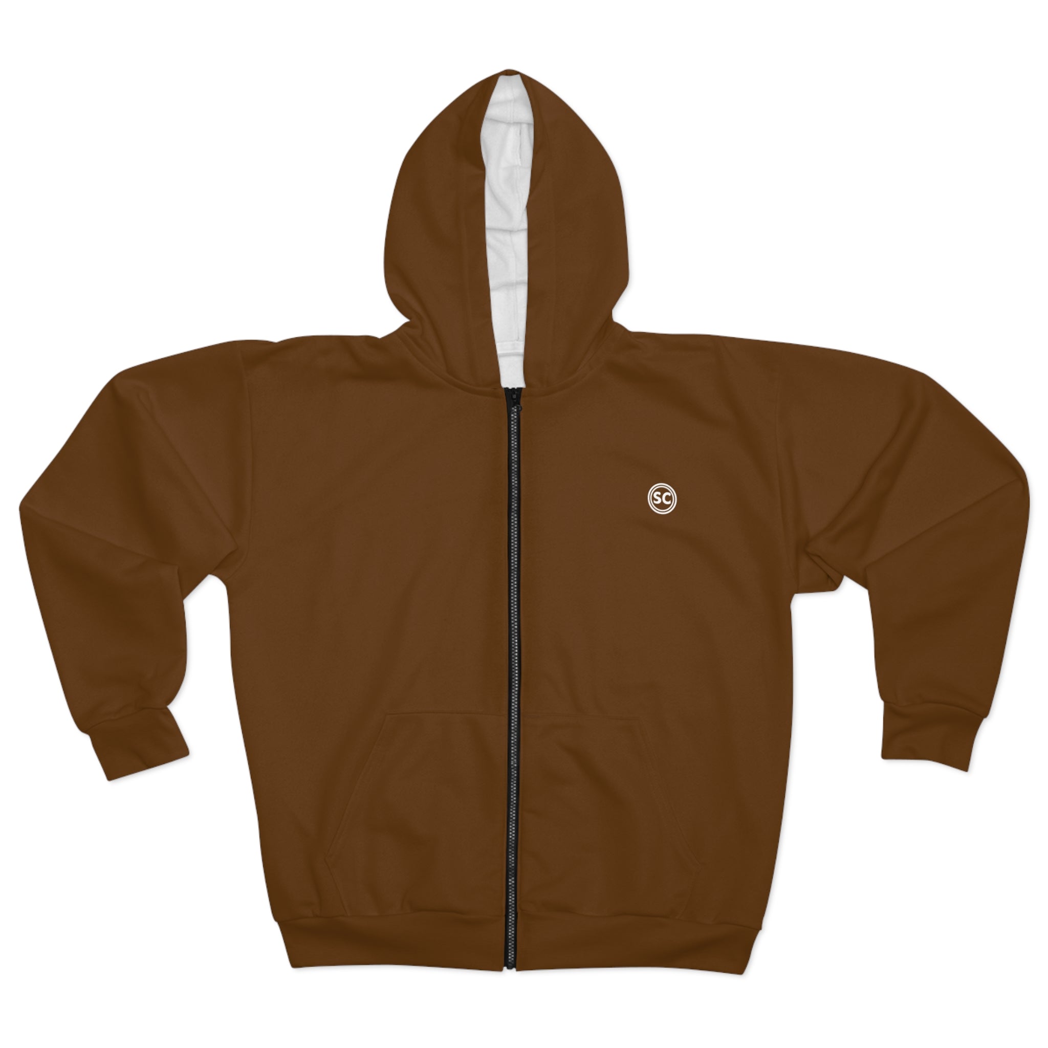 Brown Zip Hoodie (Women's)